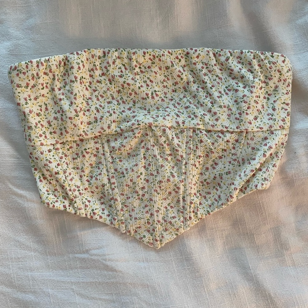 Princess Polly Floral Bustier Crop Top